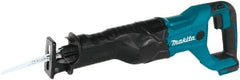 Makita - 18V, 0 to 2,800 SPM, Cordless Reciprocating Saw - 1-1/4" Stoke Length, 19-1/8" Saw Length, Lithium-Ion Batteries Not Included - Exact Tool & Supply