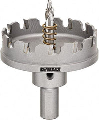 DeWALT - 3-5/8" Diam, 1/4" Cutting Depth, Hole Saw - Carbide-Tipped Saw, Toothed Edge - Exact Tool & Supply