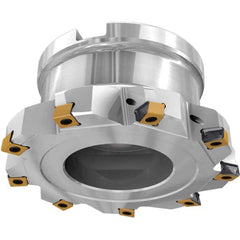 Iscar - Indexable Square-Shoulder Face Mills Cutting Diameter (mm): 100.00 Cutting Diameter (Decimal Inch): 3.9370 - Exact Tool & Supply