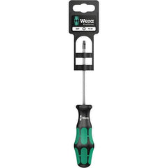 Wera - T30 Torx Driver - 4-1/2" Blade Length, 11" OAL, Ergonomic Handle, Chrome Plated Steel - Exact Tool & Supply