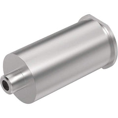 Kennametal - 20mm ID x 32mm OD, 36mm Head Diam, Slotted Hydraulic Chuck Sleeve - Steel, 70mm Length Under Head, Through Coolant - Exact Tool & Supply