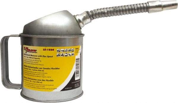 lumax - Flexible Spout, Measure Oiler - Steel Pump, Steel Body - Exact Tool & Supply