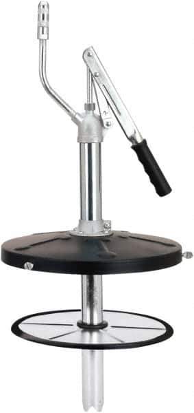 lumax - Grease Lubrication Aluminum & Steel Lever Hand Pump - For 100 to 120 Lb Container - Exact Tool & Supply