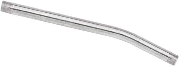 lumax - 7,500 Operating psi, 1/8 Thread, Fixed Grease Gun Rigid Extension with Coupler - NPT (M) Thread - Exact Tool & Supply