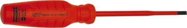 Proto - Insulated, Cabinet & Composite Slotted Screwdriver - Round Shank, Impact & Chemical Resistant Handle - Exact Tool & Supply