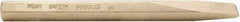 Proto - 6" OAL x 1/2" Blade Width Cold Chisel - 1/2" Tip, 1/2" Stock, Brass - Plastic Handle - Exact Tool & Supply