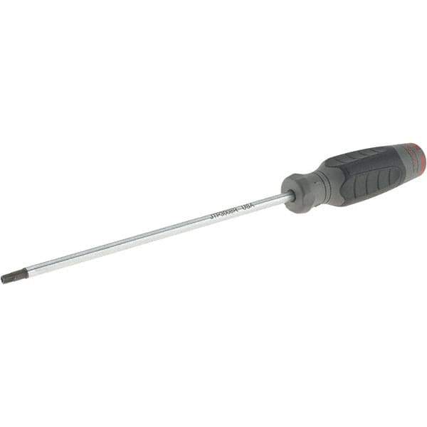 Proto - T30 Torx Driver - 8" Blade Length, 12-1/2" OAL, Standard Handle - Exact Tool & Supply