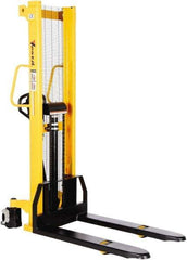 Vestil - 2,000 Lb Capacity, 63" Lift Height, Portable Workstation Manually Operated Lift - Exact Tool & Supply