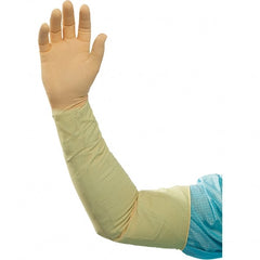 BioClean - Size 7.5, 7.09 mil, Cleanroom Grade, Powder Free Latex Disposable Gloves - Exact Tool & Supply