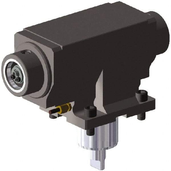 Kennametal - 5.3543" Max Cut, 59.9mm Shank Diam, Driven Tool Radial - 90mm Projection, 63mm Nose Diam, Through Coolant - Exact Tool & Supply