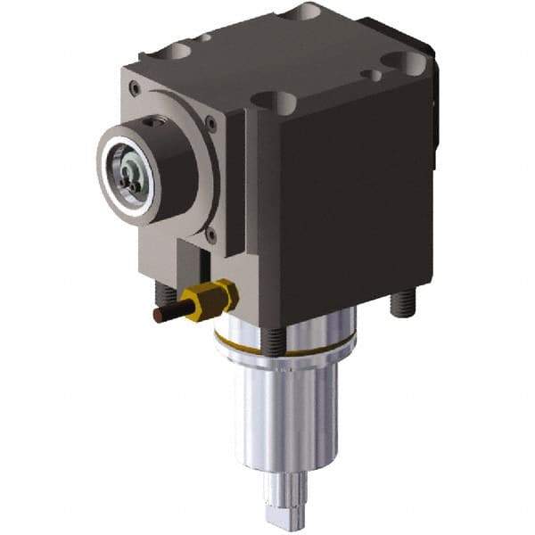 Kennametal - 3.543" Max Cut, 55mm Shank Diam, Driven Tool Radial - 60mm Projection, 40mm Nose Diam, Through Coolant - Exact Tool & Supply