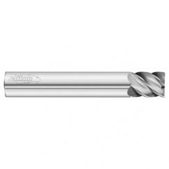 20mm Dia. x 105mm Overall Length 5-Flute Square End Solid Carbide SE End Mill-Round Shank-Center Cut-Uncoated - Exact Tool & Supply