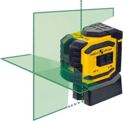 Stabila - 4 Beam 60' Max Range Cross Line & Plumb Points - Green Beam, 3/32" at 30' Accuracy, 1828.8mm Long, Battery Included - Exact Tool & Supply