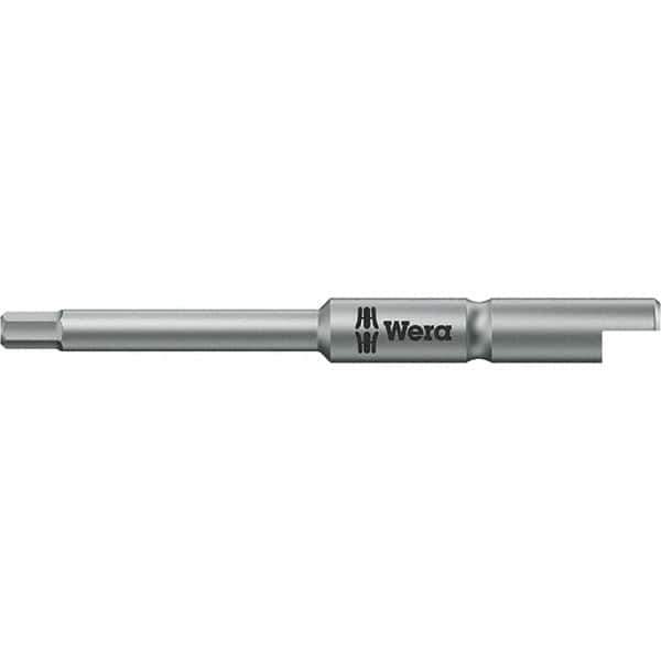 Wera - 2mm Hex Screwdriver Bit - 1/4" Drive, 44mm OAL - Exact Tool & Supply