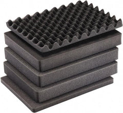 Pelican Products, Inc. - Tool Box Foam Foam Set - 14-1/2" Wide x 9-1/4" Deep x 22-5/8" High, Black, For Pelican Case 1535 - Exact Tool & Supply