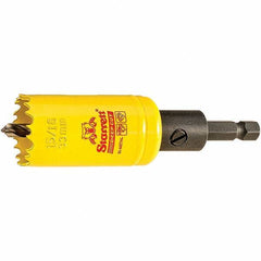 Starrett - 1-5/16" Diam, 2" Cutting Depth, Hole Saw - High Speed Steel Saw, Toothed Edge - Exact Tool & Supply