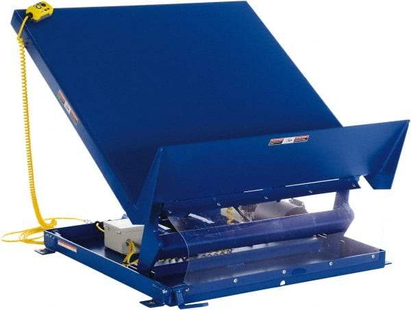 Vestil - 4,000 Lb Capacity Electric Scissor Lift Table - 8" to 40" Lift Height, 48" Platform Length x 48" Platform Width - Exact Tool & Supply