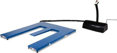 Vestil - 2,000 Lb Capacity Electric Post Electric Pallet Lifter - 3-1/2" to 33-1/2" Lift Height, 55-3/4" Platform Length x 52-1/2" Platform Width - Exact Tool & Supply