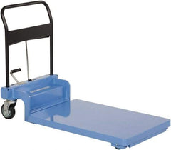 Vestil - 900 Lb Capacity Manual Scissor Lift - 3-1/2" to 24" Lift Height, 35-5/8" Platform Length x 23-3/4" Platform Width - Exact Tool & Supply