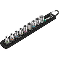 Wera - Socket Sets Measurement Type: Metric Drive Size: 1/4 - Exact Tool & Supply