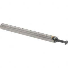 Accupro - 3/32° 3/32" Cut Diam, 0.047" Cut Width, 1/8" Shank, Solid Carbide Double-Angle Cutter - Exact Tool & Supply