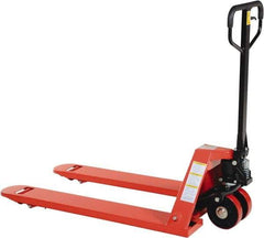 Vestil - 6,000 Lb Capacity, 7-3/4" Lift Industrial Pallet Truck - 2.88" Min Lift Height, 48" Fork Length x 7" Fork Width, 27" Overall Width - Exact Tool & Supply
