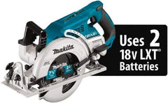 Makita - 18 Volt, 4-5/16" Blade, Cordless Circular Saw - 2,200 RPM, Lithium-Ion Batteries Not Included - Exact Tool & Supply