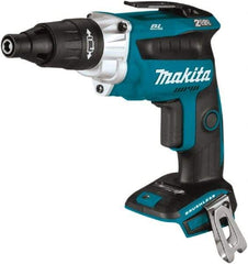 Makita - 18 Volt Lithium-Ion Battery Pistol Grip Cordless Screwdriver - 2,500 RPM, 79 In/Lb Torque - Exact Tool & Supply