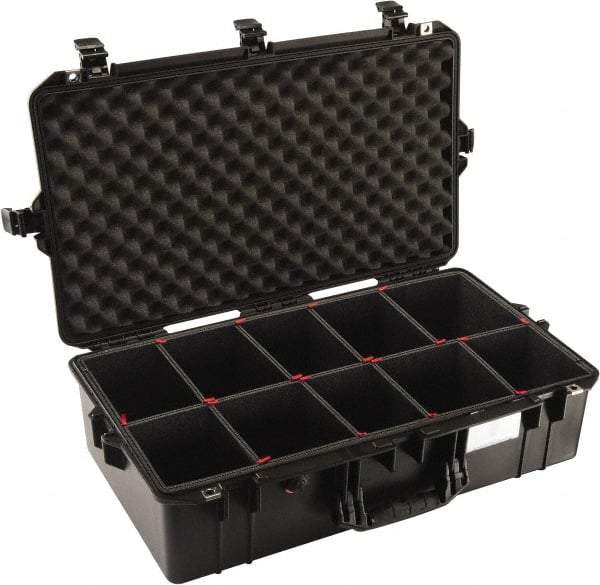 Pelican Products, Inc. - Tool Box Foam Divider Set - 28-7/8" Long x 16-3/4" Wide x 9-1/8" High, Black, For Pelican Case 1605 - Exact Tool & Supply