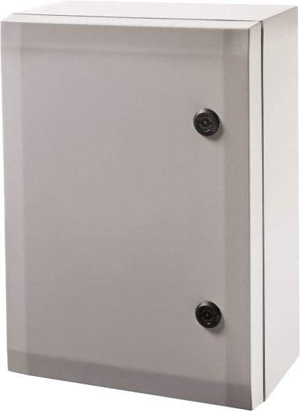 Fibox - Polycarbonate Standard Enclosure Hinge Cover - NEMA 4, 4X, 8.27" Wide x 11.81" High x 15.75" Deep, Impact Resistant - Exact Tool & Supply