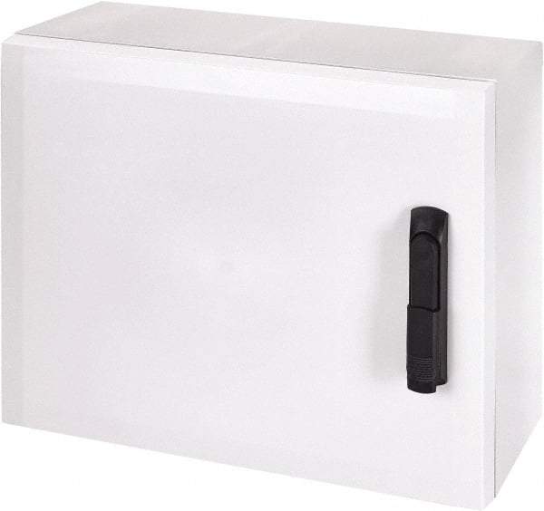 Fibox - Polycarbonate Standard Enclosure Hinge Cover - NEMA 4, 4X, 8.27" Wide x 23.62" High x 15.75" Deep, Impact Resistant - Exact Tool & Supply