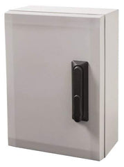 Fibox - Polycarbonate Standard Enclosure Hinge Cover - NEMA 4, 4X, 8.27" Wide x 11.81" High x 15.75" Deep, Impact Resistant - Exact Tool & Supply