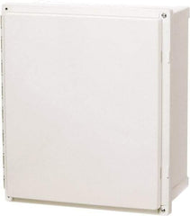 Fibox - Polycarbonate Standard Enclosure Hinge Cover - NEMA 4, 4X, 6, 6P, 12, 13, 12" Wide x 14" High x 7" Deep, Impact, Moisture & Corrosion Resistant, Dirt-tight & Dust-tight - Exact Tool & Supply