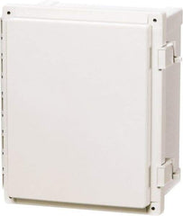 Fibox - Polycarbonate Standard Enclosure Hinge Cover - NEMA 4, 4X, 6, 6P, 12, 13, 8" Wide x 8" High x 4" Deep, Impact, Moisture & Corrosion Resistant, Dirt-tight & Dust-tight - Exact Tool & Supply