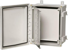 Fibox - Electrical Enclosure Aluminum Swing Panel Hinge Kit - For Use with ARCA JIC - Exact Tool & Supply