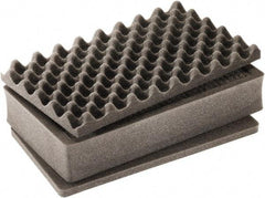 Pelican Products, Inc. - Tool Box Foam Foam Set - 14-1/2" Wide x 7-3/4" Deep x 22-5/8" High, Black, For Pelican Case 1525 - Exact Tool & Supply