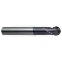 12mm Dia. - 83mm OAL 2 FL 30 Helix Firex Carbide Ball Nose End Mill - Exact Tool & Supply