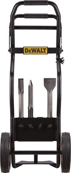 DeWALT - 100 Lb Capacity 31" OAH Hammer Truck - Swept Back, Continuous Handle, Steel, Semi-Pneumatic Wheels - Exact Tool & Supply