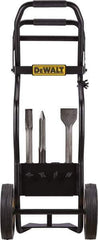 DeWALT - 100 Lb Capacity 31" OAH Hammer Truck - Swept Back, Continuous Handle, Steel, Semi-Pneumatic Wheels - Exact Tool & Supply