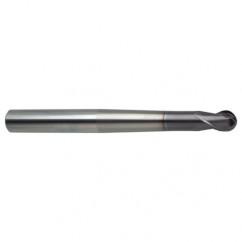 10mm Dia. - 120mm OAL 2 FL 30 Helix Firex Carbide Ball Nose End Mill - Exact Tool & Supply
