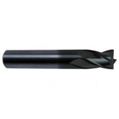 1 Dia. x 4 Overall Length 6-Flute Square End Solid Carbide SE End Mill-Round Shank-Center Cut-Super-A - Exact Tool & Supply