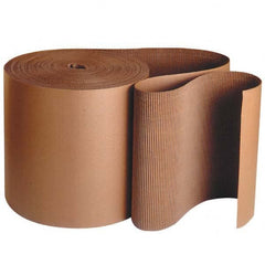 Made in USA - Packing Papers Type: Singleface Corrugated Style: Roll - Exact Tool & Supply