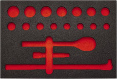 Proto - Tool Box Case & Cabinet Inserts Type: Foam Insert For Use With: J54120 - Exact Tool & Supply
