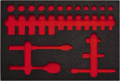Proto - Tool Box Case & Cabinet Inserts Type: Foam Insert For Use With: J52222 - Exact Tool & Supply