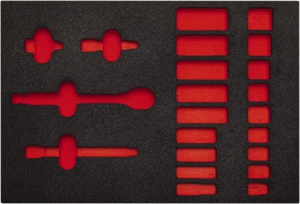 Proto - Tool Box Case & Cabinet Inserts Type: Foam Insert For Use With: J52136HTC - Exact Tool & Supply