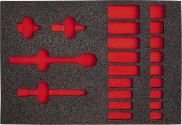 Proto - Tool Box Case & Cabinet Inserts Type: Foam Insert For Use With: J52134HTC - Exact Tool & Supply