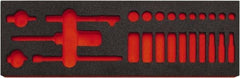 Proto - Tool Box Case & Cabinet Inserts Type: Foam Insert For Use With: J47116 - Exact Tool & Supply