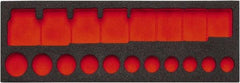 Proto - Tool Box Case & Cabinet Inserts Type: Foam Insert For Use With: J74106 - Exact Tool & Supply