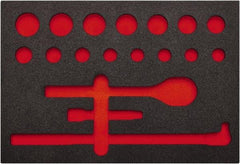 Proto - Tool Box Case & Cabinet Inserts Type: Foam Insert For Use With: J54122 - Exact Tool & Supply