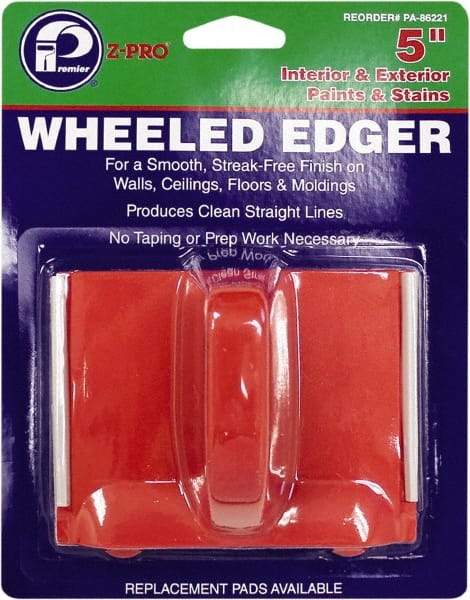 Premier Paint Roller - 8" Long x 5" Wide Paint Pad Edger - Pad Included - Exact Tool & Supply